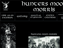 Tablet Screenshot of huntersmoonmorris.co.uk